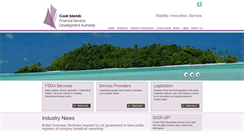 Desktop Screenshot of cookislandsfinance.com