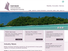 Tablet Screenshot of cookislandsfinance.com